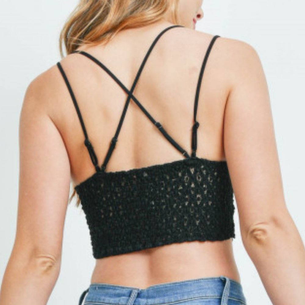 Romanically Yours Black Lace Bralette - Picture 5 of 6